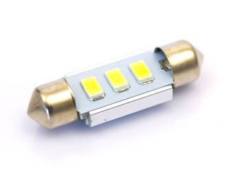 Żarówka samochodowa LED C5W 3 SMD 5630 CAN BUS