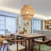 Ręcznie robiona lampa bambusowa wisząca | BOHO | Chiński żyrandol