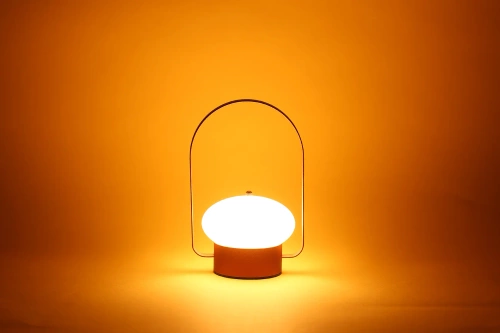 Stylowa lampka stołowa LED | Lampa dotykowa z wbudowanym akumulatorem | JX22-RED