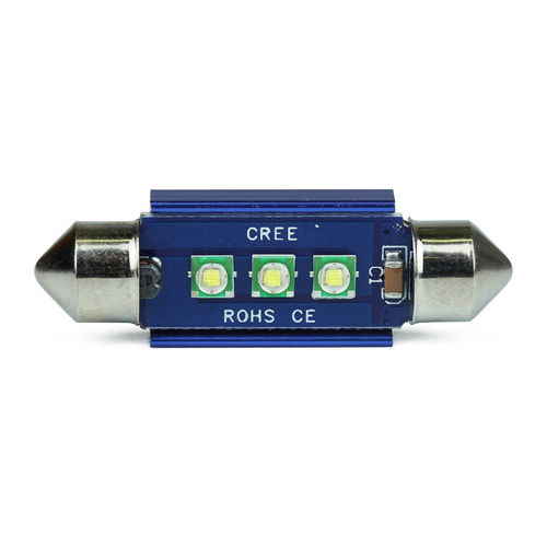 Żarówka samochodowa LED C5W 3 SMD CREE CAN BUS