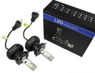 Zestaw żarówek LED H4 CSP 50W 8000 lm