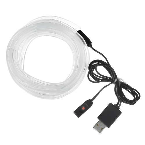 Dwustronny światłowód | Wielokolorowy pasek led | El wire | RGB-5M-2