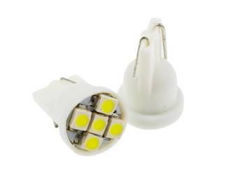 Żarówka samochodowa LED W5W T10 5 SMD 1210