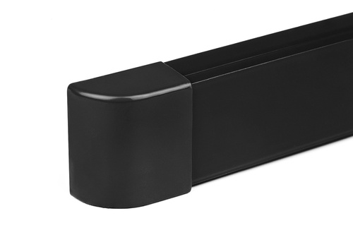 Listwa maskująca do kabli RTV, kanał kablowy, maskownica | Taśma samoprzylepna 3M | 1 metr, 40x20mm, czarna | ZXC-20-1M