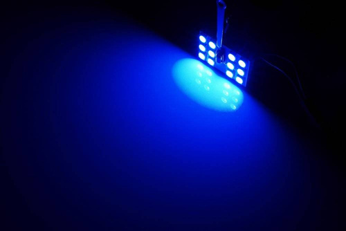 Zestaw paneli LED RGB | 2 panele LED 12 SMD 5050 RGB | Pilot do zdalnego sterowania kolorami | Adaptery C5W i W5W