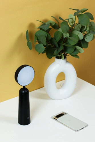 Nowoczesna lampka bezprzewodowa | Lampka LED z ruchomą głowicą | JX12-BLACK