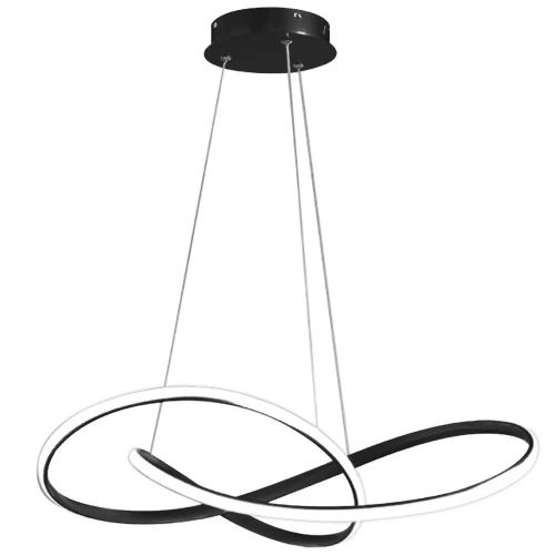 RLA-48W-B | Nowoczesna lampa wisząca | LED | Czarna