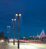 Uliczna latarnia, lampa solarna LED UFO | 1000W, 12Ah, IP65, 672 LED SMD5730 | duży panel słoneczny 6V/15W | Pilot | LDT-B840