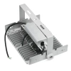 Profesjonalny halogen 150W LED | Mocne oświetlenie do hal sportowych, fabryk, domu | Aluminiowa lampa | Naświetlacz z regulowanym uchwytem | TMN-150W-SILVER