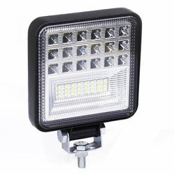 Kwadratowa lampa robocza 126W | WL09-126 - Światło BIAŁE