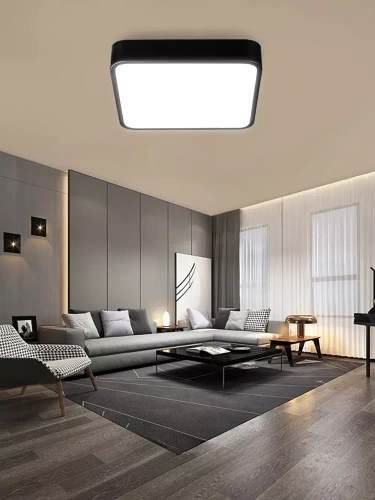 Plafon natynkowy | Panel LED | CSL-24W-BLACK