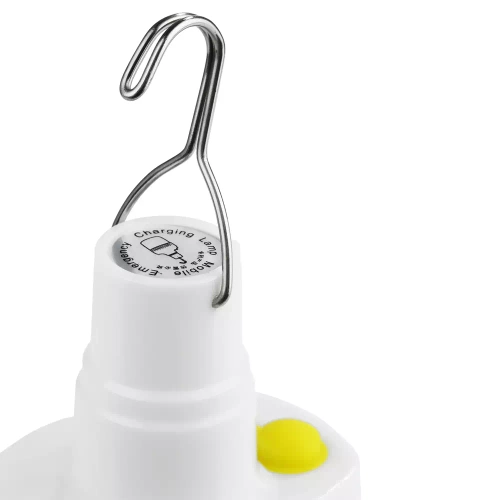 Lampka kempingowa LED, żarówka z haczykiem i akumulatorem | HWL-007