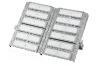 Profesjonalny halogen 600W LED | Mocne oświetlenie do hal sportowych, fabryk, domu | Aluminiowa lampa | Naświetlacz z regulowanym uchwytem | TMN-600W-SILVER
