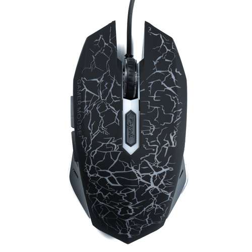 Gamingowa myszka komputerowa, przewodowa, optyczna, USB | Podświetlenie LED RGB | 1200-4000 DPI, 6 przycisków | PC-M3