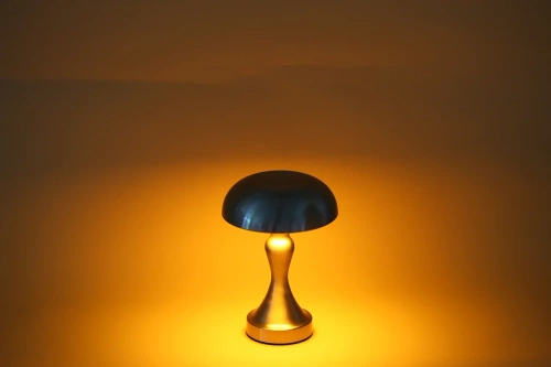 Lampka stołowa LED Grzybek | Bezprzewodowa lampka do hotelu, restauracji | Nocna lampka dotykowa | HJA24-A-SILVER
