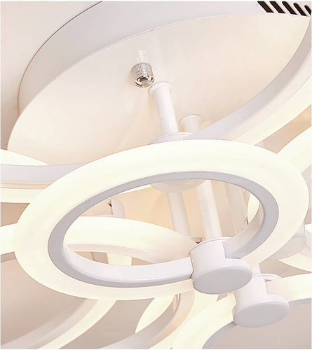Wieloczęściowa Nowoczesna lampa wisząca | LED | Biała | RLG-C180W-W