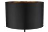 Nowoczesne, stylowe oświetlenie do salonu, sypialni | Czarno-złota lampa stojąca z metalowym stelażem | DYT-L155-BLACK| Czarna lampa podłogowa