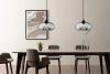 Nowoczesna szklana lampa wisząca | Dymiona | GB-D28-Grey