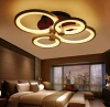 Nowoczesna lampa sufitowa | Plafon LED | Czarna | RLC-C48W-B