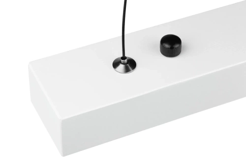 Nowoczesna prostokątna lampa wisząca | sterowanie pilotem | LED | biała | SX41-150CM-60W-W