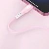 Kabel USB z trzema końcówkami do ładowania | B2-3in1-pink