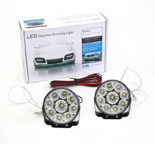 Światła HIGH POWER LED do jazdy dziennej | okrągłe ø 70 mm | DRL 04 PREMIUM