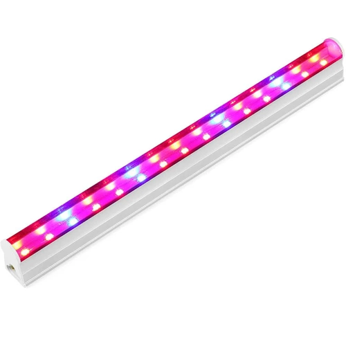 Zestaw 2 lamp do wzrostu kwiatów | Lampa 6W do uprawy roślin | Lampa z kablem zasilającym oraz przewodem łączeniowym | DG-T5-Whitel DG-T5-Whitel