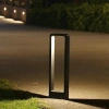 Nowoczesna lampa ogrodowa stojąca, słupek LED | Aluminium 60cm, IP54, 10W=1200lm | LLM-60CM