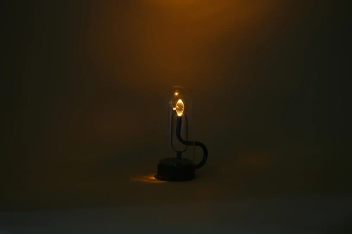 Lampka stołowa LED | Bezprzewodowa lampka nocna , w kształcie świecy | XFD-C235-BLACK
