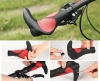 Chwyty rowerowe ergonomiczne z rogami | Antypoślizgowe uchwyty kierownicy | MTB, trekking | BHD-233
