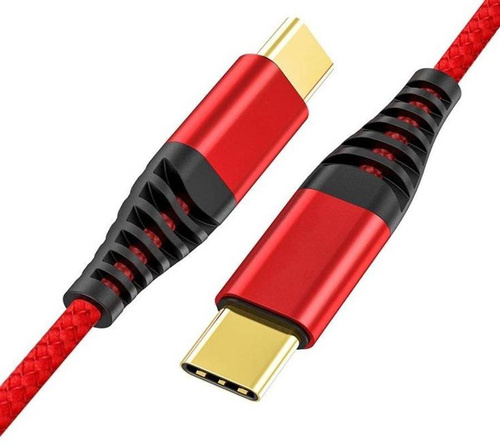 Kabel USB-C do USB-C | 1M | AP-42-1M-Type-C-Red