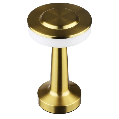 Bezprzewodowa lampka stołowa | Dotykowa lampka nocna z regulowaną barwą światła | Lampka USB | HJA14-GOLD