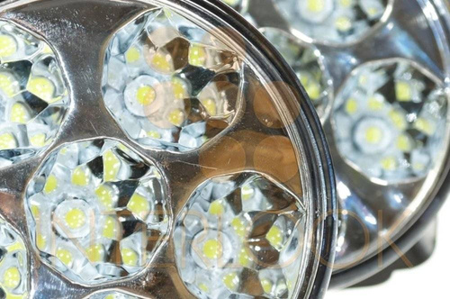 Światła HIGH POWER LED do jazdy dziennej | okrągłe ø 90 mM | DRL 13 PREMIUM