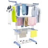 Suszarka na pranie | Pionowa suszarka do ubrań | Poziomowa suszarka na pranie | TW-116-BLUE