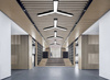 Lampa sufitowa wisząca LED 40W | kształt Y | aluminium | CCD niemrugająca | Φ120x10x6 | LPL-001