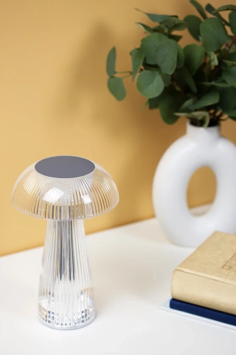 Lampka stołowa LED | Lampka nocna RGB z wbudowanym akumulatorem oraz pilotem | YG-1128-C16