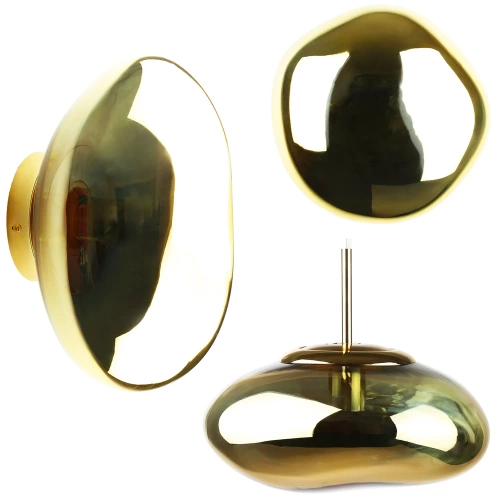 Kinkiet o nieregularnym kształcie | Nowoczesna lampa wisząca | XDL-C300-GOLD