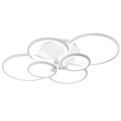 Wieloczęściowa Nowoczesna lampa wisząca | LED | Biała | RLG-C72W-W