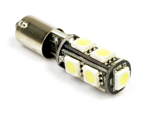 Żarówka samochodowa LED BA9S 9 SMD 5050 CAN BUS