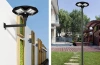 Uliczna latarnia, lampa solarna LED UFO | 1000W, 12Ah, IP65, 672 LED SMD5730 | duży panel słoneczny 6V/15W | Pilot | LDT-B840