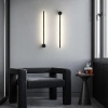 Nowoczesny kinkiet LED | 60cm 10W | Czarna, obrotowa lampa ścienna z regulacją | Lampa LED o barwie 4000K | YG-W002
