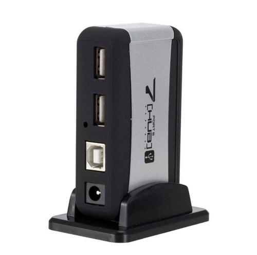 Aktywny HUB USB 2.0 | rozdzielacz na 7 portów USB | YT50