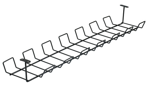 Organizer na kable pod blat biurka | czarny | ZW-J725