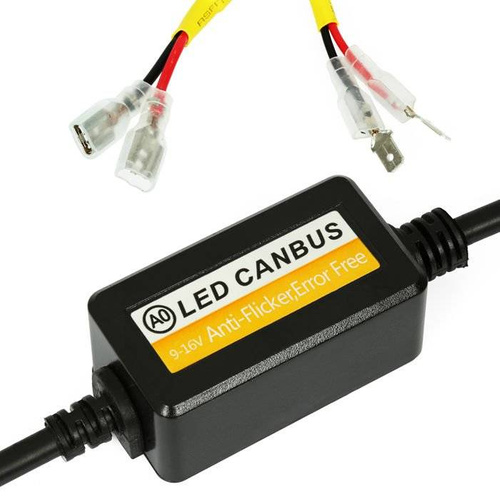 Komplet 2 szt - A0 Analogowy filtr H1 LED CAN BUS - pomarańczowy