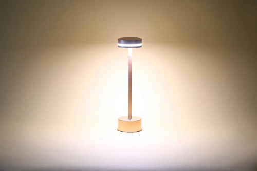 Lampka stołowa LED | Nowoczesna lampka nocna w wbudowanym akumulatorem | ATL08-COPPER