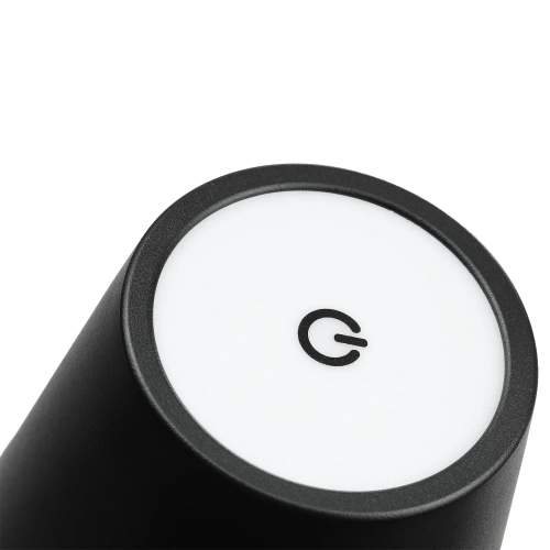 Bezprzewodowa lampka stołowa | Dotykowa lampka nocna z regulowaną barwą światła | Lampka USB | HJA28C-BLACK