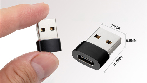 Adapter USB-C do USB-A | Przejściówka OTG | UA-015