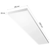 Panel sufitowy LED | Natynkowy plafon 120x30cm | 60W, 6000lm | biały