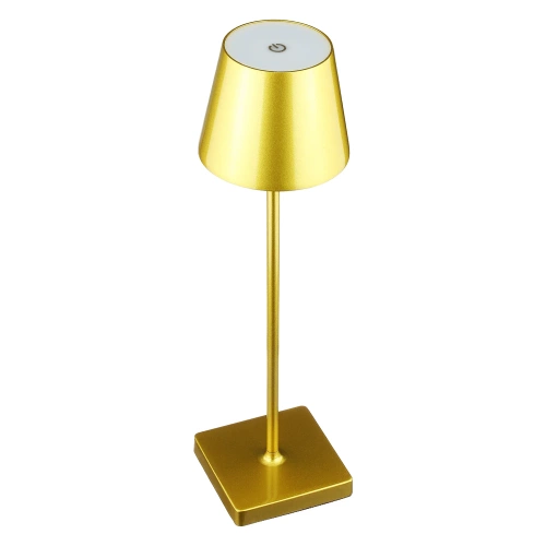 Lampka stołowa z wbudowanym akumulatorem | Dotykowa lampka nocna | HJA18-GOLD