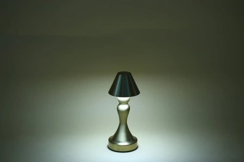 Lampa stołowa z wbudowanym akumulatorem | Lampa nocna z trzema barwami świecenia | Nastrojowa lampka do hotelu, restauracji | HJA12-A-GOLD